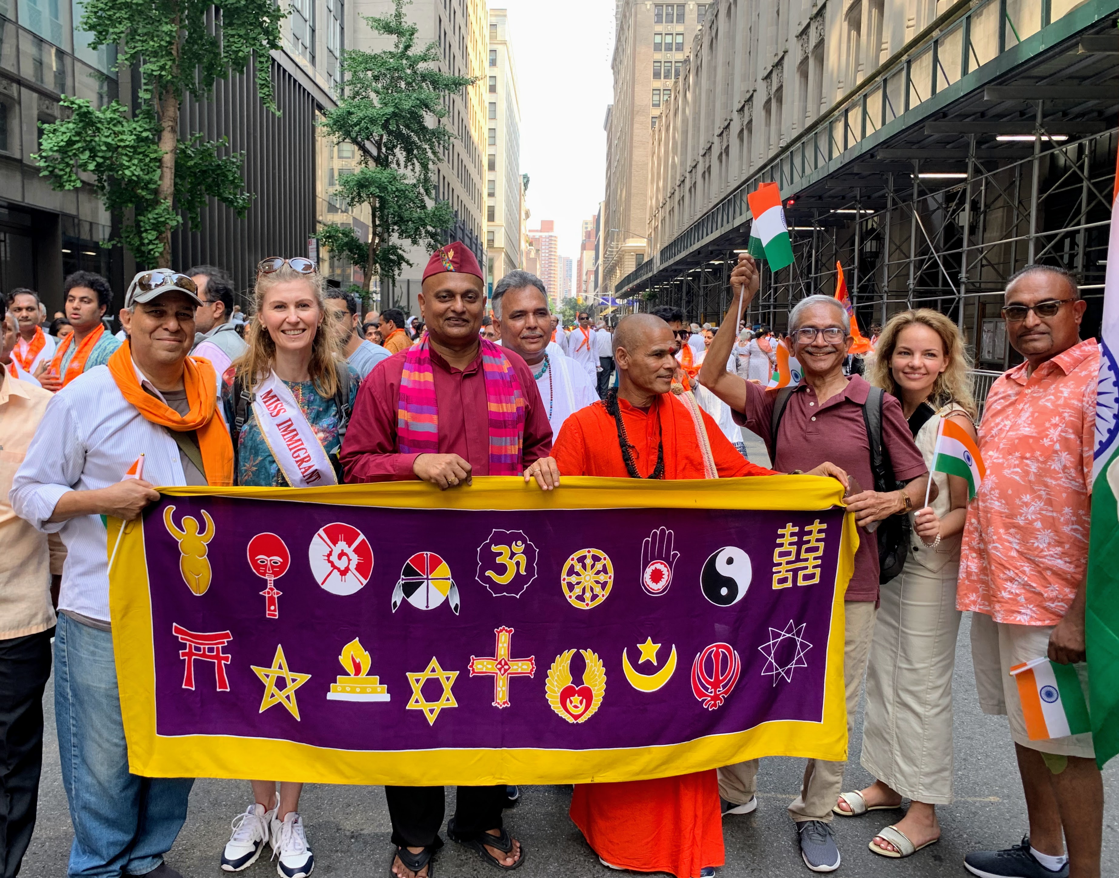 Dr. Frank Kaufman during Indian Day Parade