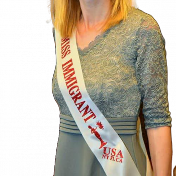 miss immigrant usa sash